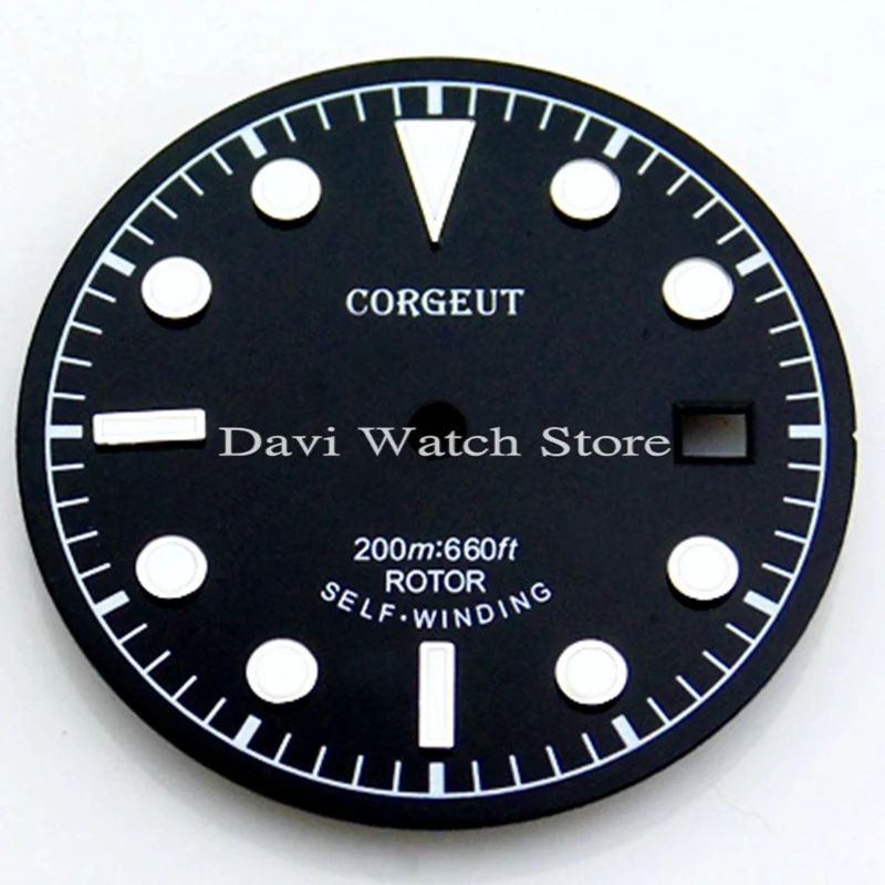 Мужские часы Corgeut 30 5 мм с черным циферблатом Miyota 8205/8215 Mingzhu DG2813|watch dial|watch menwatch men watch