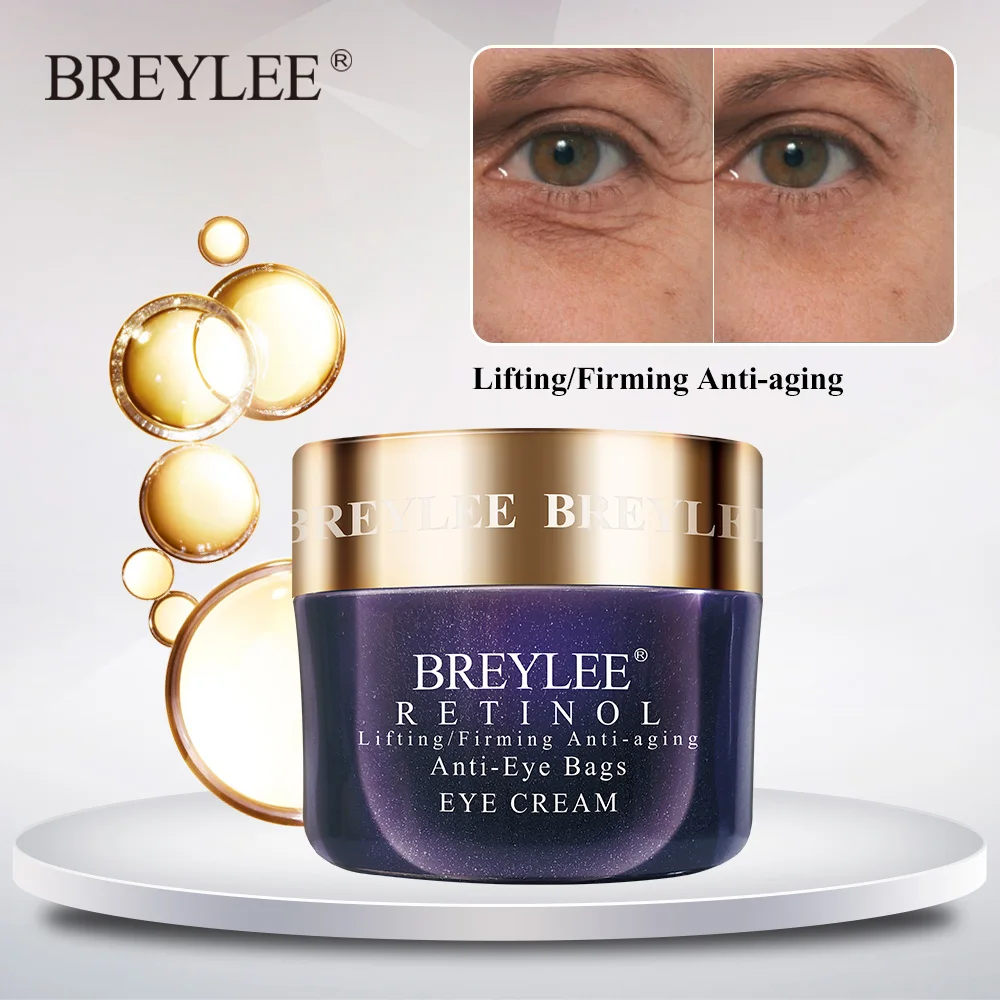 BREYLEE Retinol крем для глаз лифтинг укрепление анти средство против морщин мешки Уход