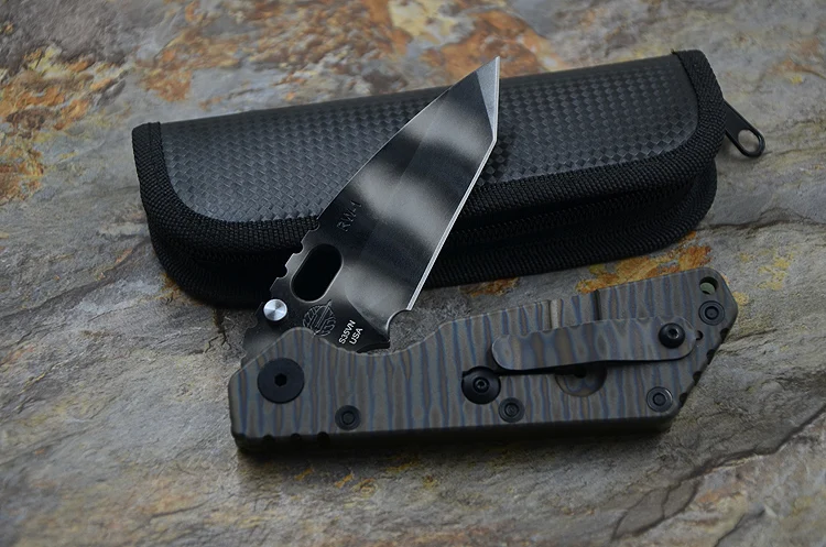 Kevinjohn SMF тактическая Ножи для шашлыков RW1 темно-Танто Rogue Warrior S35VN лезвие G10 + TC4