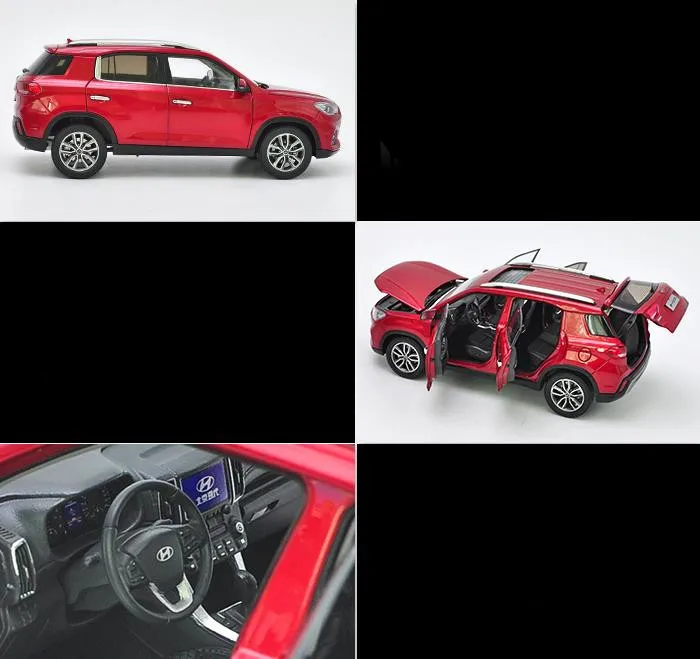 Высокая моделирования HYUNDAI IX35, расширенная Коллекция Модель 1:18 игрушечная машинка из сплава, литая металлическая модель, Изысканные Подарки