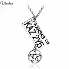 MQCHUN Сверхъестественное колье с подвеской для номерного знака Дина и фотоколье из Канзаса Каз 2Y5 ожерелье с цепочкой винтажное серебристое ожерелье