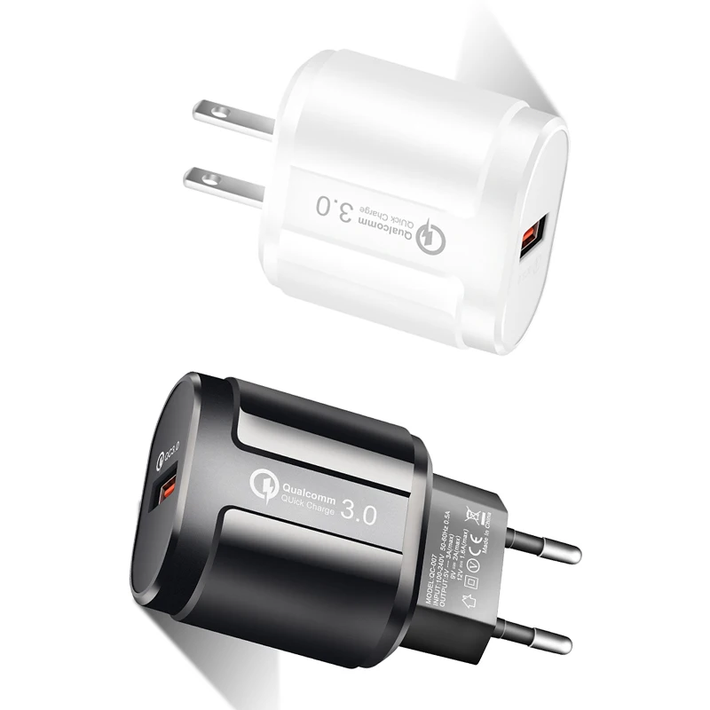 Зарядное устройство для телефона quick charge QC 3 0 зарядное европейского стандарта