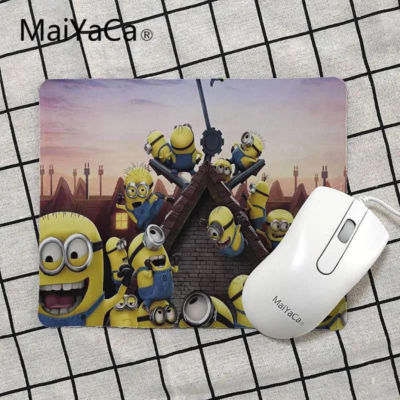 No Lock Edge25x29cm MaiYaCa Высокое качество Миньоны ноутбук компьютер коврик для мыши Размер для 18x22 см 25x29 см маленький коврик для мыши - Цвет: No Lock Edge25x29cm