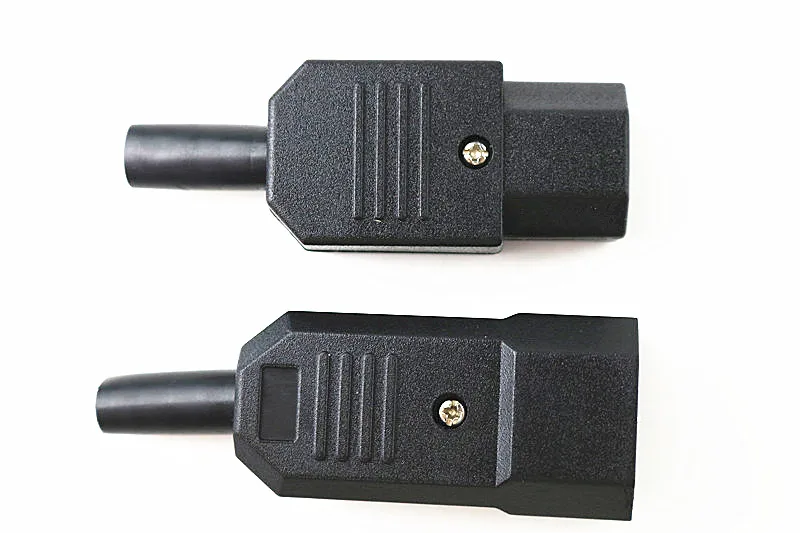 IEC прямой Кабельный разъем Rewireable C13 C14