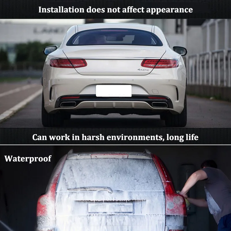 Автомобильный парковочный датчик s 4 сенсор автоматический радар заднего ход, парковочный монитор умный двухъядерный датчик заднего хода детектор системы сигнализации безопасности