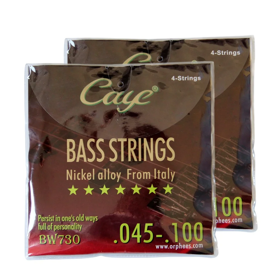 

Orphee Caye-BW Series BW730 Bass Strings Set .045-.100 Nickel Alloy from Italy Music Wire 4pcs/set