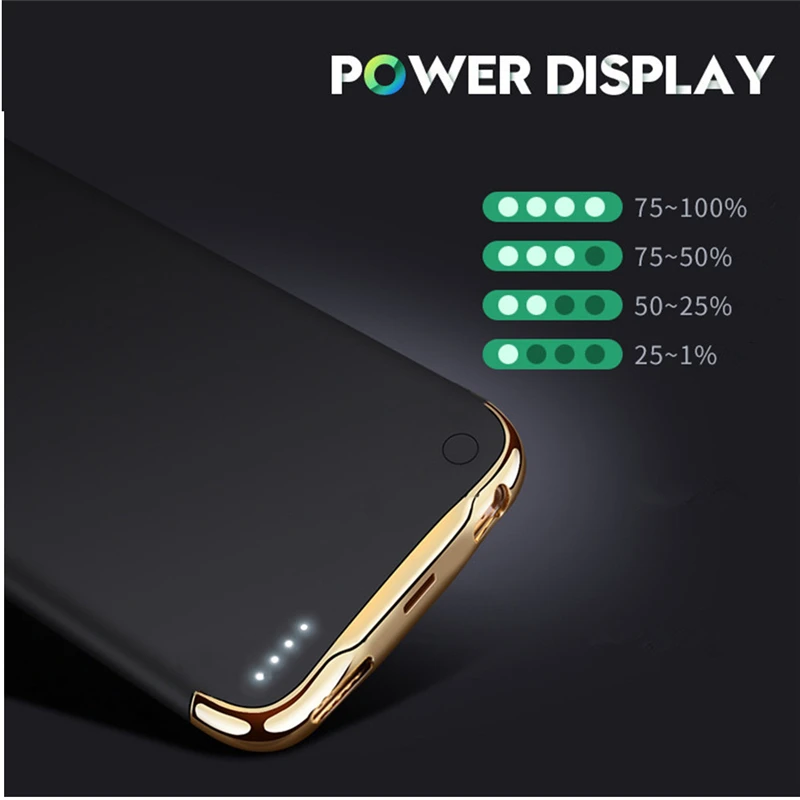 NTSPACE резервный внешний аккумулятор для iPhone 8, 7, 6, 6 S, беспроводной чехол с зажимом на заднюю панель для iPhone 6, 6 S, 7, 8 Plus, чехол с зарядным устройством