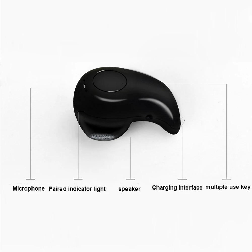 GOXIIS Mini Wireless Earphone in ear Earpiece S530 Bluetooth Stereo Auriculares Earbuds Headset | Электроника