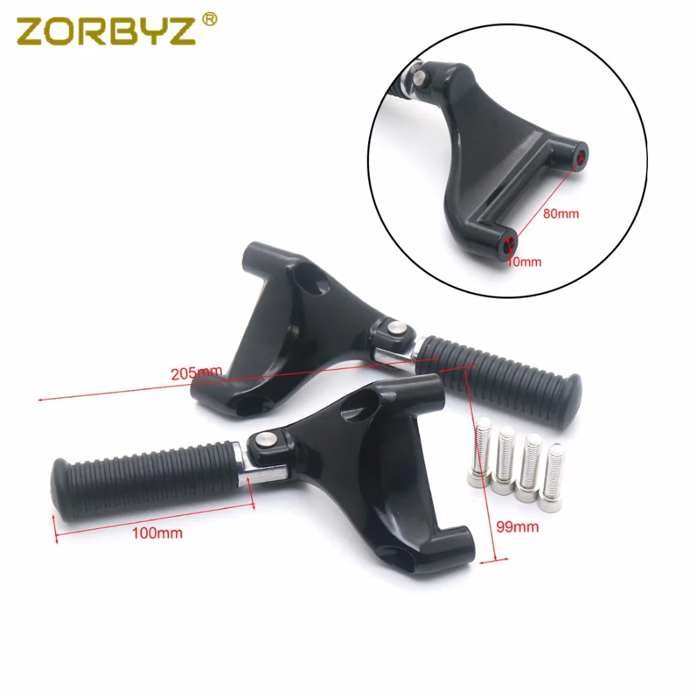 Подножки задние ZORBYZ для мотоцикла черные подножки Harley 1200 XL 883 Sportster 2004-2010 2011 2012 2013 |