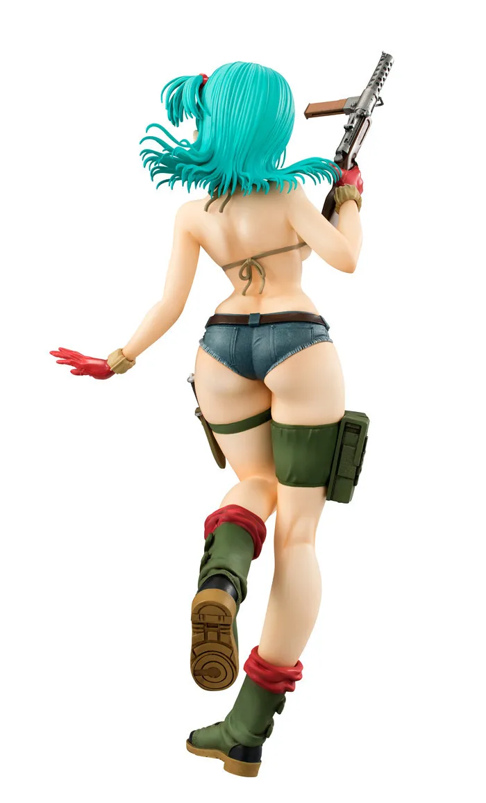18 см Dragon Ball Z Bulma сексуальное бикини с рисунком из аниме фигурка ПВХ Новая