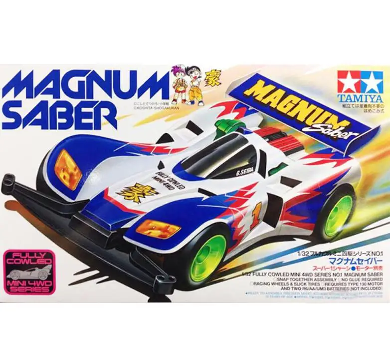 1/32 Масштаб Мини 4WD модель автомобиля MAGNUM SABER/SONIC SABER/HURRICANE SONIC/Прото император/MAX BREAKER TRF/сжигание солнца(не собранный