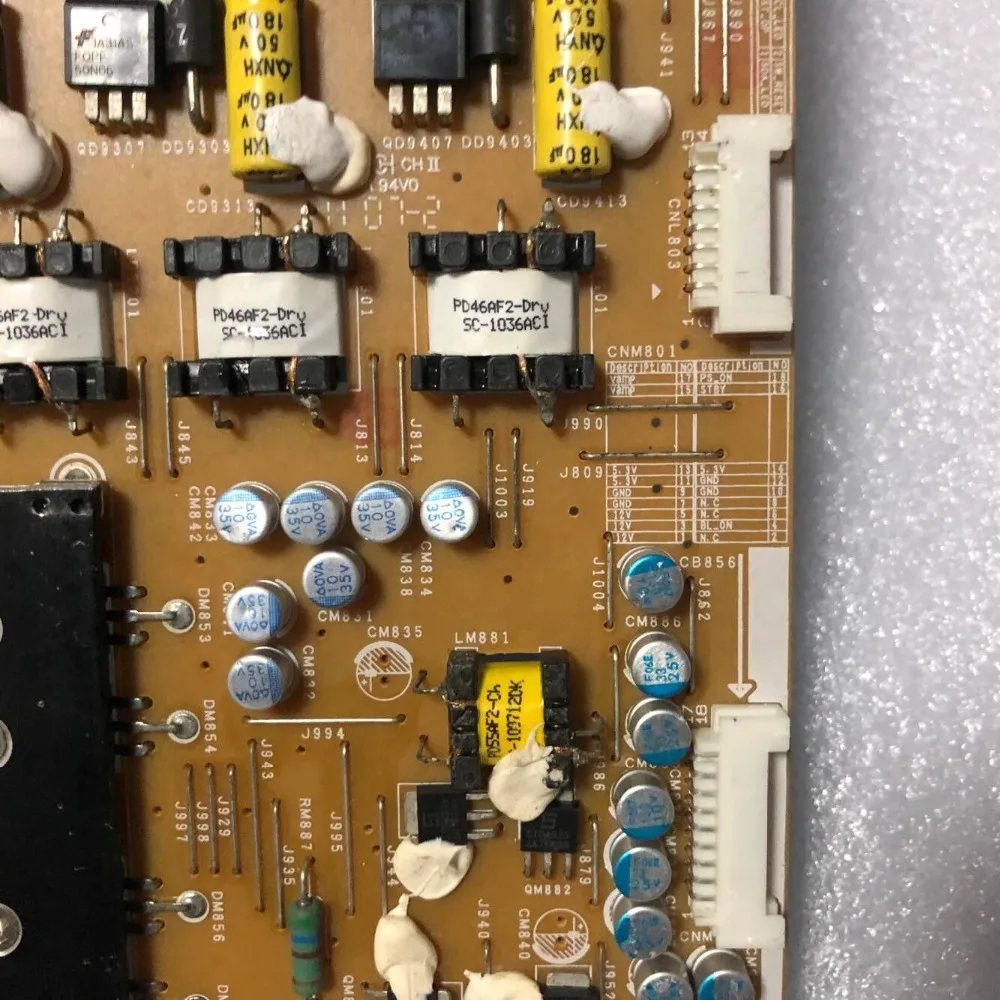 SZYLIJ Бесплатная доставка Оригинальная плата флэш-карта BN4400363A PD55AF2_ZSM блок питания