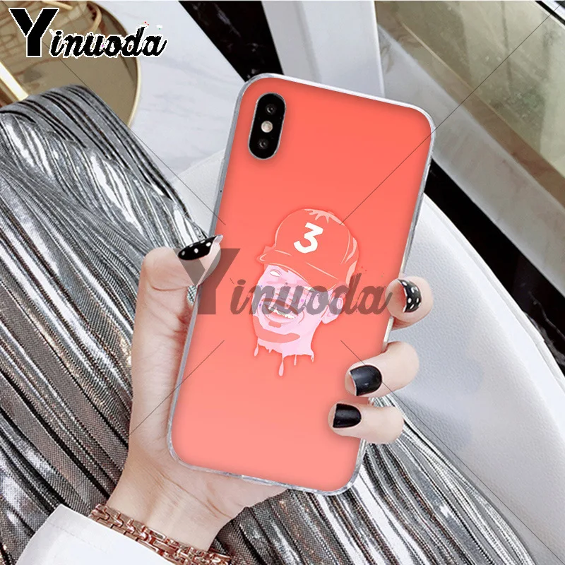 Yinuoda популярный Chance The Rapper TPU Мягкий резиновый чехол для телефона iPhone X XS MAX 6 6S 7 7plus 8