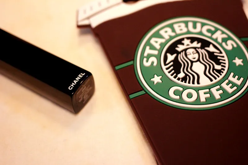 Горячие Продажи 3D Мультфильм Кремния Starbuck Чашка Кофе Крышки Случая для Apple iPhone 4 4s