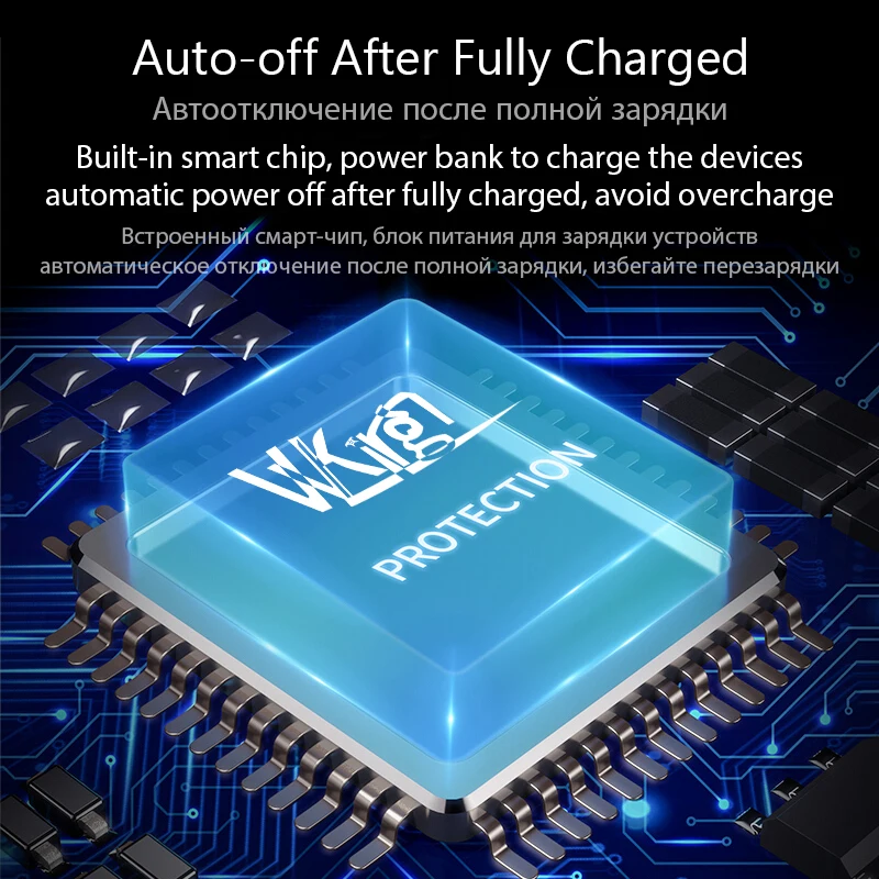 VVKing 5000 мАч зарядное устройство 2 USB зарядное устройство 2 в 1 складная вилка EU/US Быстрая зарядка 2.4A для iPhone huawei samsung LG USB зарядное устройство