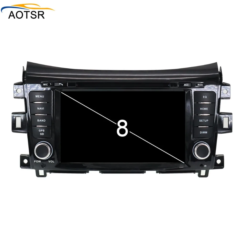 Автомобильный gps навигация dvd плеер Радио Android 8 0 для NISSAN NP300 Navara 2014 + autotereo головное
