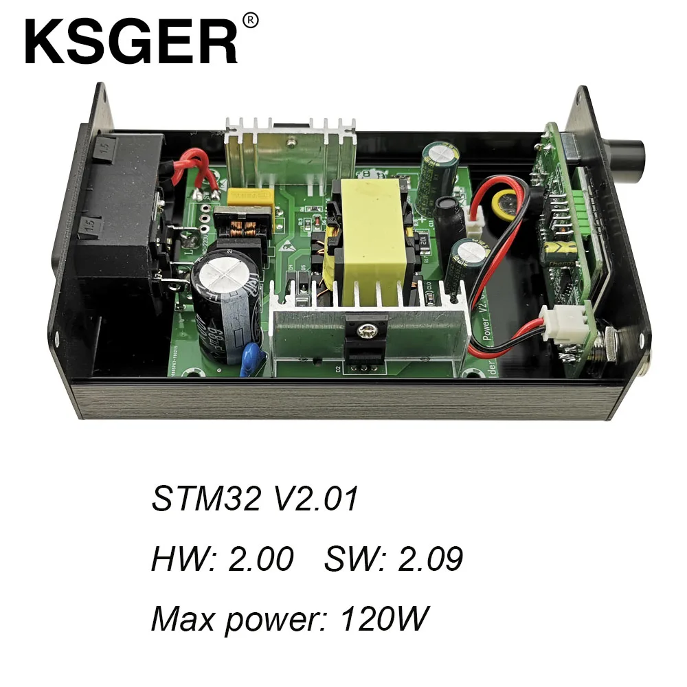 KSGER T12 паяльная станция V2.0 STM32 OLED цифровой регулятор температуры Электрический паяльник Stings T12-K B2 BC2 D24 наконечники