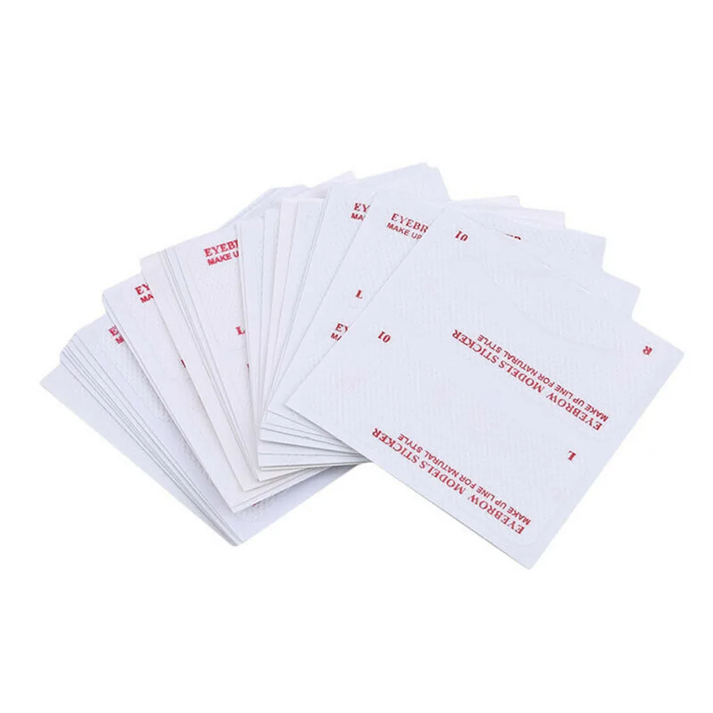 Высокое Качество Премиум трафареты для бровей Набор макияжа 24/48 шт. подводка глаз