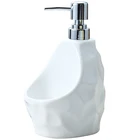 Диспенсер для мыла, 650 мл, большая емкость, керамический флакон для лосьона, геля для душа, дезинфицирующее средство для рук, флакон для моющего средства флакон