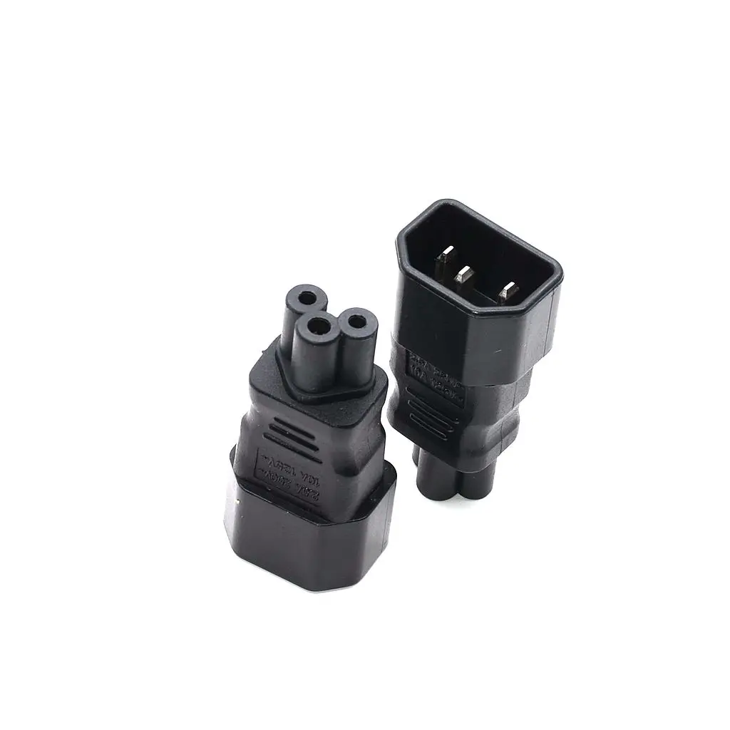 1 шт переходник C5 для C14 IEC320 женский Мощность Промышленный разъем адаптера