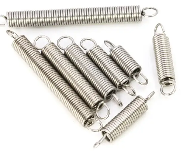 

3 шт. 0,6 мм диаметр провода 6 мм внешний диаметр Нержавеющая сталь маленькая пружина натяжения линейная длина 15 мм-50 мм