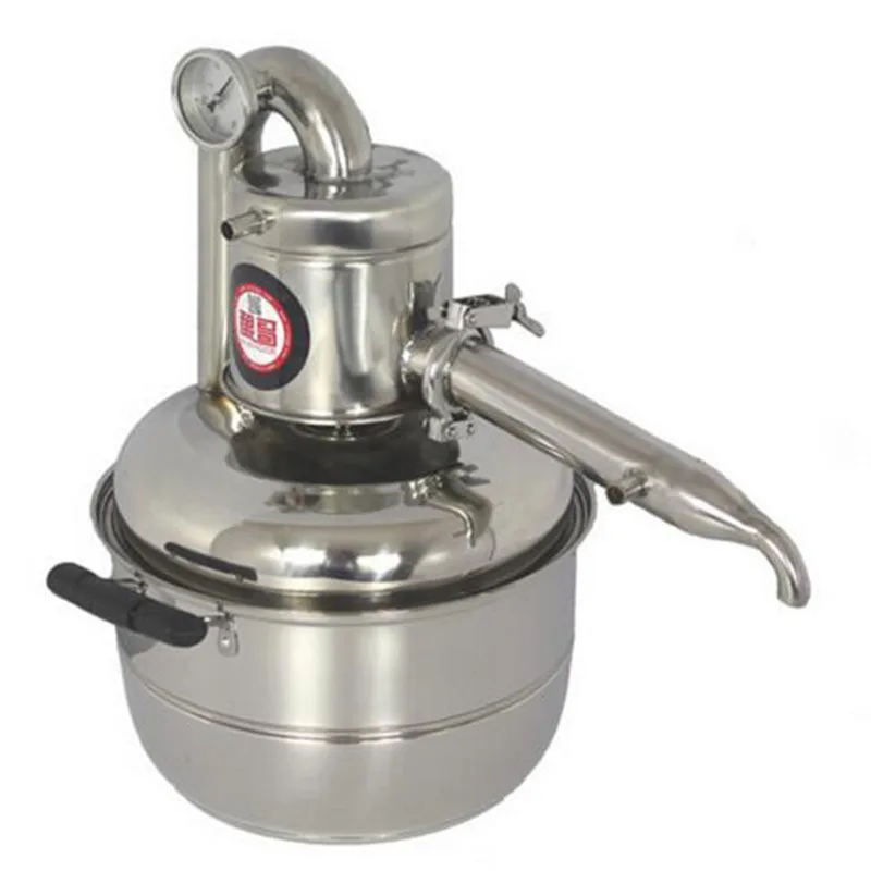 Новая нержавеющая сталь 10л/15л дистиллятор для воды Домашний набор пивоварения по прежнему винный бойлер