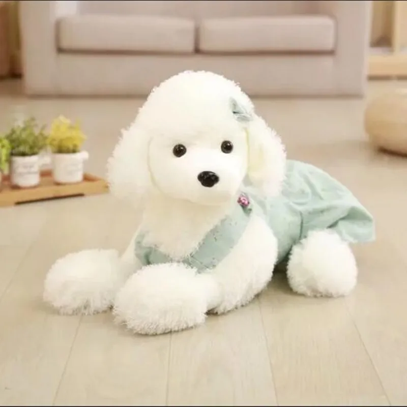 Плюшевая игрушка Пудель 45 см мягкие игрушки животные куклы милый симулятор