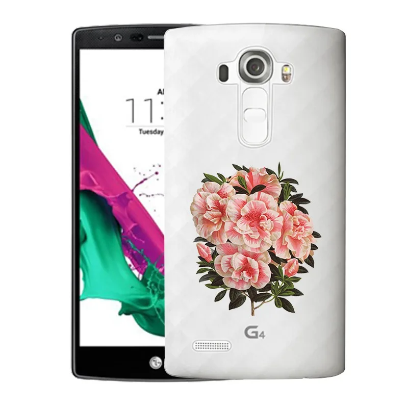 Qmswei ТПУ прозрачный чехол для телефона LG K3 K4 K5 K8 Мягкий силиконовый с красивым