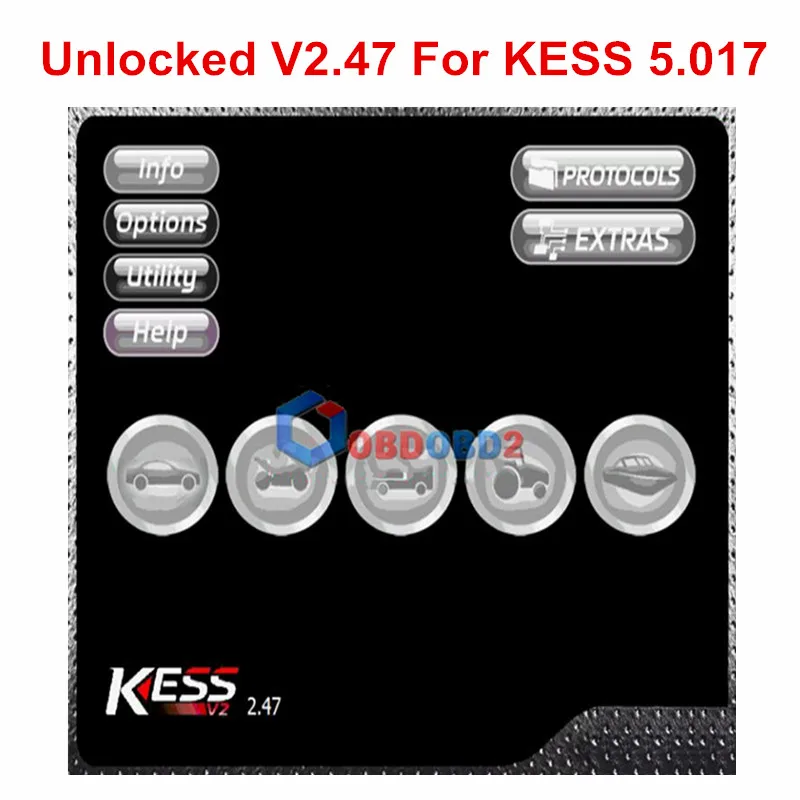 Онлайн kлюкс V2.47 SW для 5,017 KESS V2 V5.017 добавить больше автомобилей и протоколов SW 2,47 для KESS 5,017 V1.15 для KTAG ECU чип тюнинг