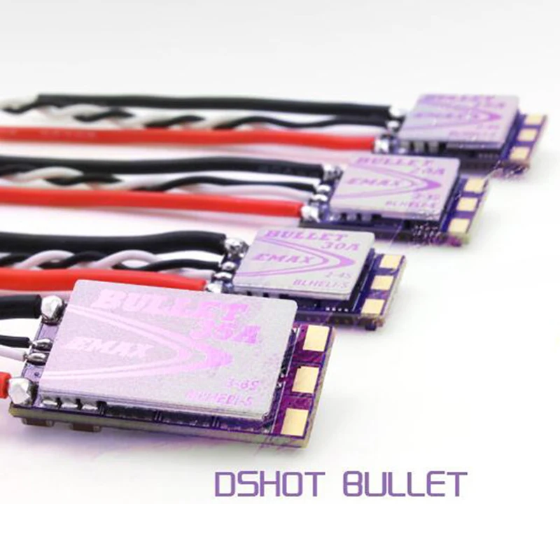 EMAX BLHeli S DSHOT Bullet FPV ESC 6A 12A 15A 20A 30A 35A бесщеточный контроллер скорости для RC Frame Drone