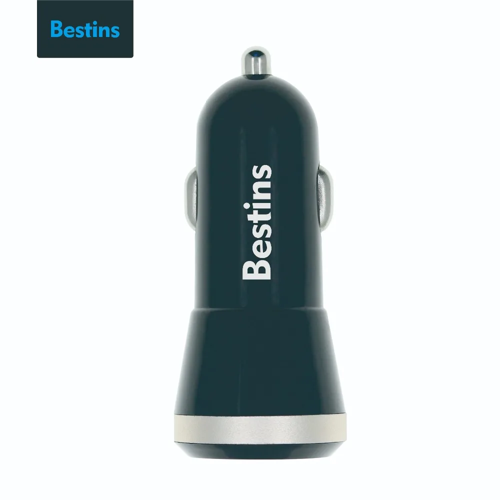 Автомобильное зарядное устройство Bestins с двумя usb-портами быстрая зарядка для iPhone