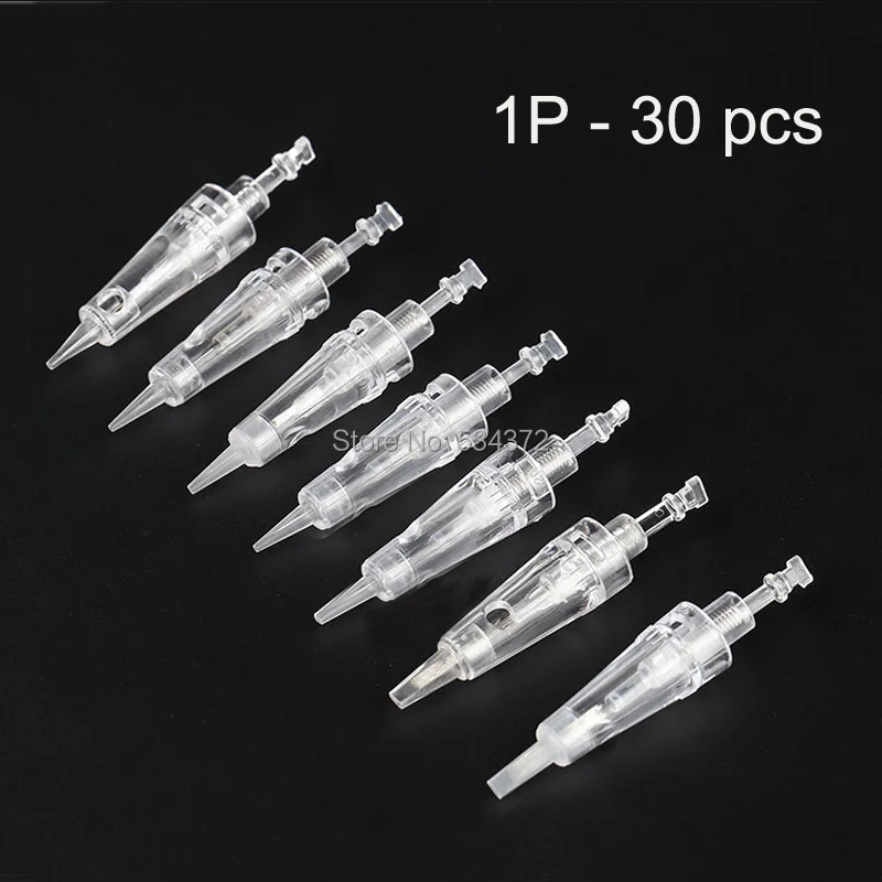 Cartridge -1P Профессиональный беспроводной Перманентный макияж бровей татуировки ручка с картриджем - Цвет: Cartridge -1P