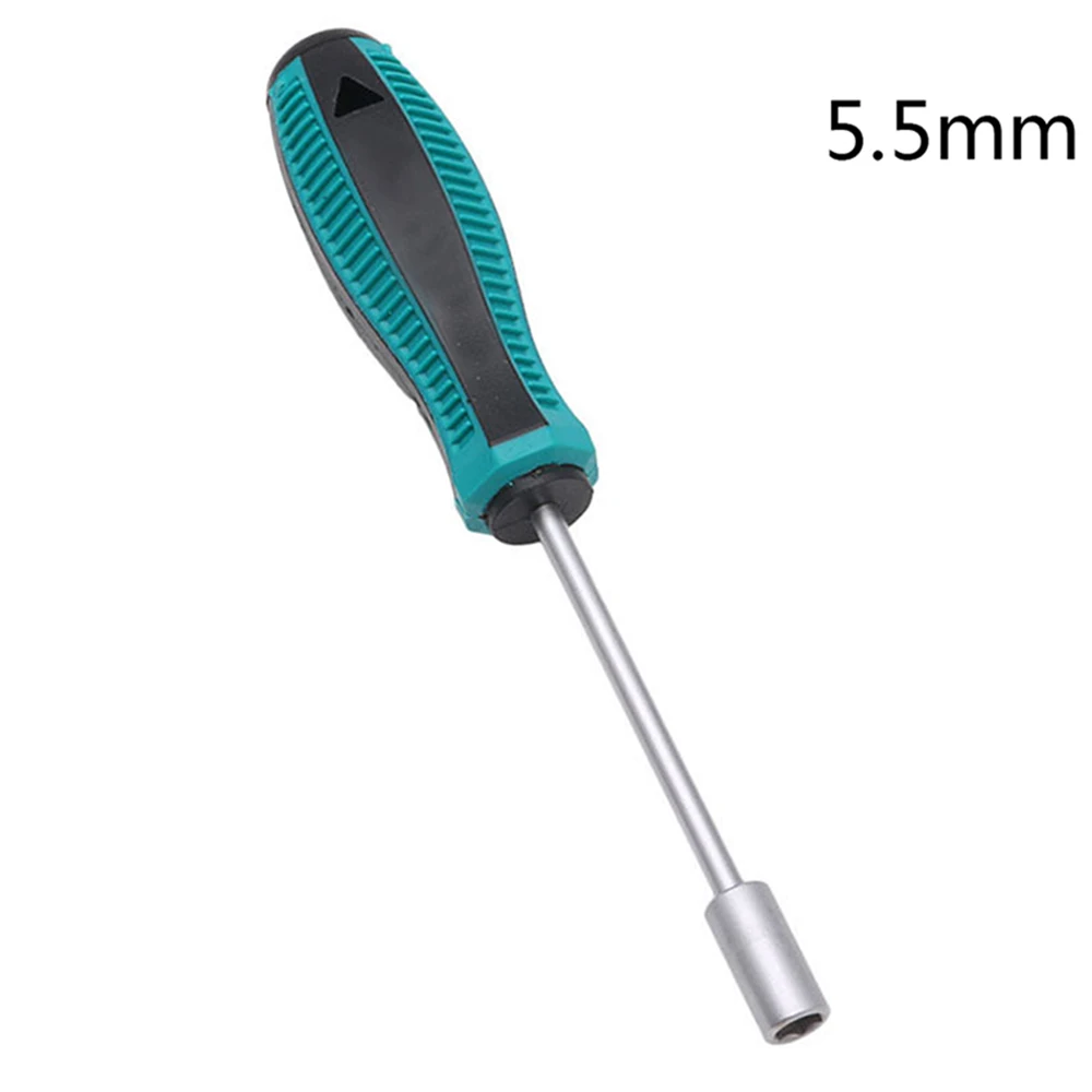 5.5mm Металлический торцевой ключ отвертка шестигранная гайка ключ Nutdriver ручной инструмент 3 мм-8 мм Отвертка - Цвет: 5.5mm