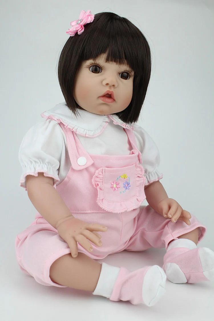 Силиконовые куклы реборн для девочек 20 дюймов|doll swing|doll singdoll shoes and socks |