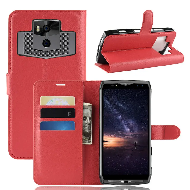 Роскошный кожаный чехол-книжка для Ulefone Power 5 чехол-бумажник с подставкой 5S |