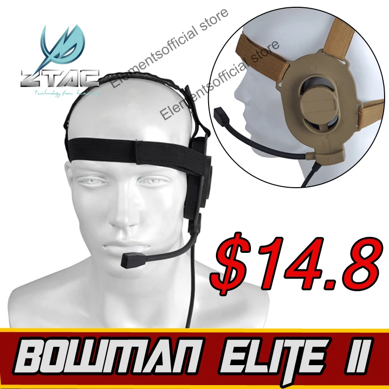 Аксессуары для наушников Softair аксессуары военных игр страйкбола Bowman Elite II Kenwood