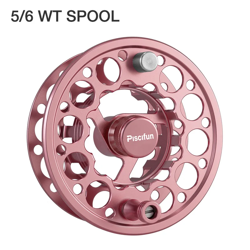 5 6 WT SPOOL Piscifun розовый меч муха катушка запасная катушка ЧПУ обработанный алюминиевый сплав Материал 3/4 5/6 7/8 муха катушка дополнительная катушка - Цвет: 5 6 WT SPOOL