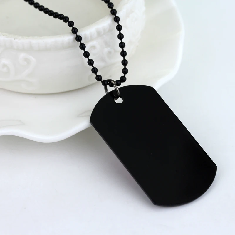 Популярная онлайн-игра ожерелье DOTA 2 черные эмалированные бусины цепочка и