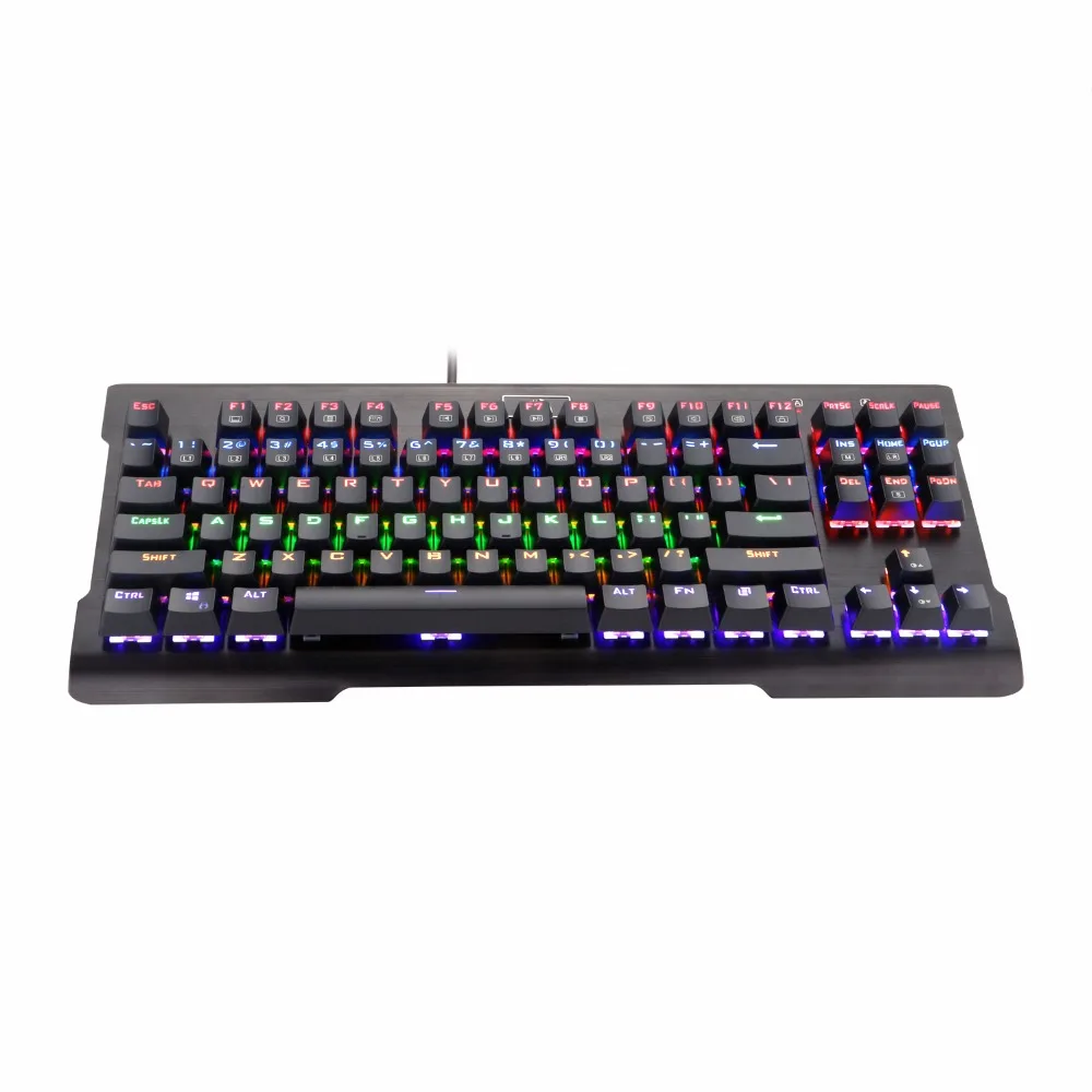 Механическая клавиатура Redragon K561 TKL 87 Keys 7 цветов светодиодный с подсветкой