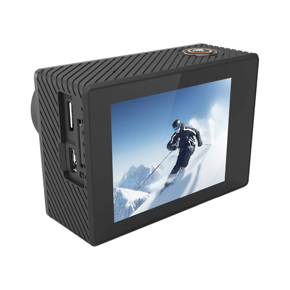 Экшн-камера theye T5 Pro Real Ultra HD 4K 60fps с сенсорным экраном, Wi-Fi, с пультом дистанционного управления, подводная спортивная камера 60 м