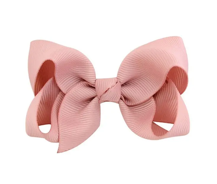 NO.16 1 шт. 3'hair лук Grosgrain лента для волос банты аксессуары с зажимом многослойный бант украшения для волос шпильки R - Цвет: NO.16