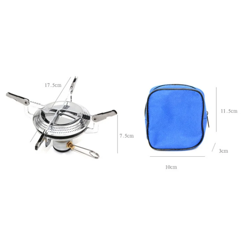 Новая походная плита дисковая газовая интегрированная газовая плита портативное использование складные раздельные печи с сумкой для хранения