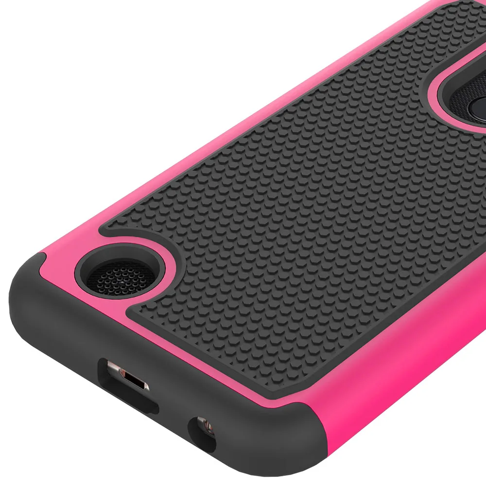 Dual Layer Heavy Duty Hybrid Armor Case Shockproof Anti Slip Cover For LG K20 Plus/K10 2017/ LV5/K20 V/Harmony/Grace LTE L59BL @ | Мобильные