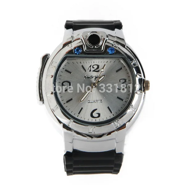 Бесплатная доставка военные часы с зажигалкой новинка мужские Кварцевые