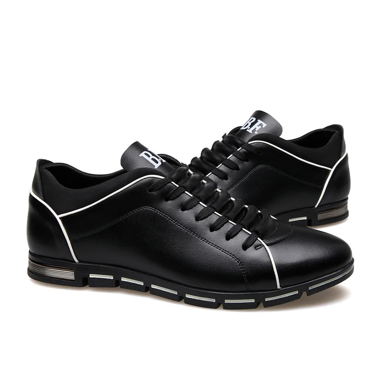 Brand Men Shoes England Trend Casual Leisure Leather Breathable For Male Footear Loafers Men's Flats Plus size 37-48 | Обувь