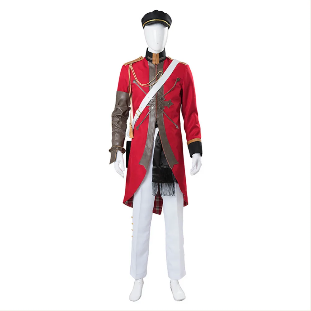 Женский костюм для косплея The Thought Noble Musketeers коричневый Униформа пальто шляпа