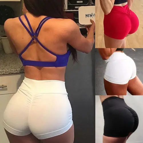 

Женские узкие шорты для занятий йогой, 3 цвета