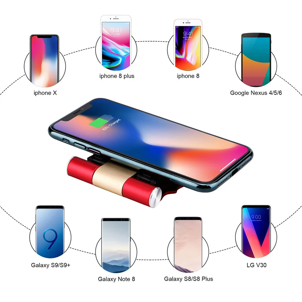 Беспроводное зарядное устройство Magic array 10 Вт подставка для быстрой зарядки Iphone X 8