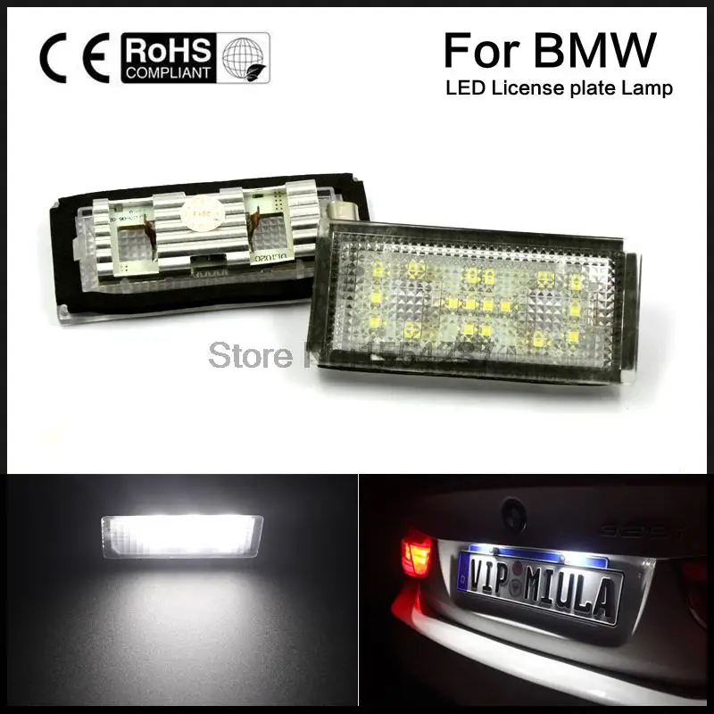 Светодиодные номерные знаки без ошибок E66 E65 Подходит для BMW 06 08 7 Series 735i 750Li 760Li|Фара