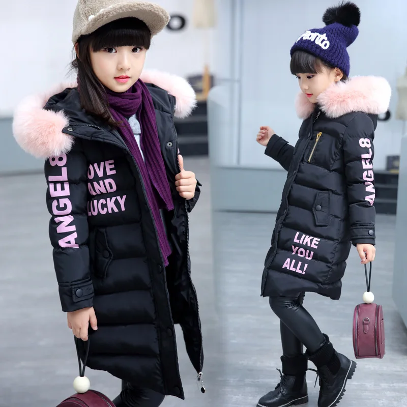 Розничная продажа зимние куртки с капюшоном и большим меховым воротником для